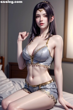 [AI绘画] 夭夜公主 性感白丝[20P607M]
