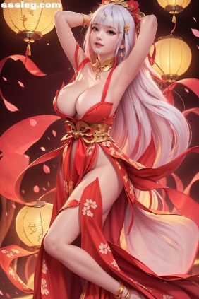 [AI绘画] 太阴玉兔 火红[40P245M]