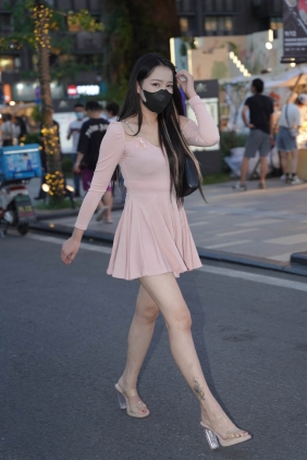 街拍作品 粉裙女神[64P+1V1.03G]