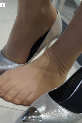 [SIEE丝意] S026 依依 银色高跟鞋[83P353M]