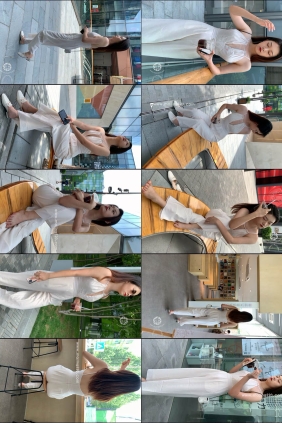 一始街拍作品 性感白裤美女[1V8.84G]